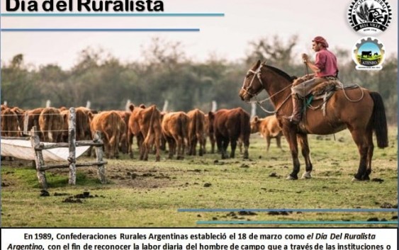 18 de MARZO: CRA CELEBRA EL “DIA DEL RURALISTA”