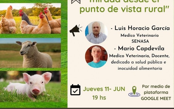 CHARLA VIRTUAL  Zoonosis, una mirada desde el punto de vista rural