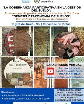 SUELOS: génesis y taxonomía. Gobernanza participativa en gestión del suelo (Consorcios de Córdoba)