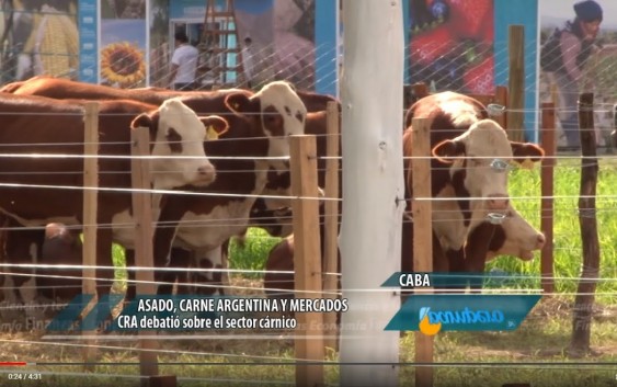 Asado carne y exportaciones