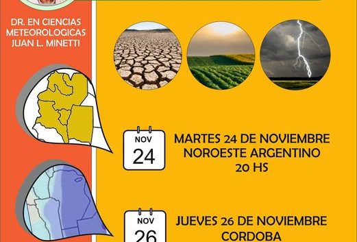 Conferencia via ZOOM “Perspectivas Climáticas para la campaña agrícola 2020-21”