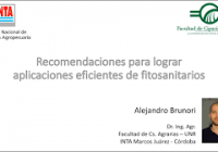Charla online – Recomendaciones para lograr aplicaciones eficientes de fitosanitarios