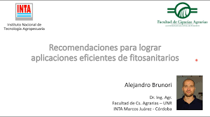 Charla online – Recomendaciones para lograr aplicaciones eficientes de fitosanitarios