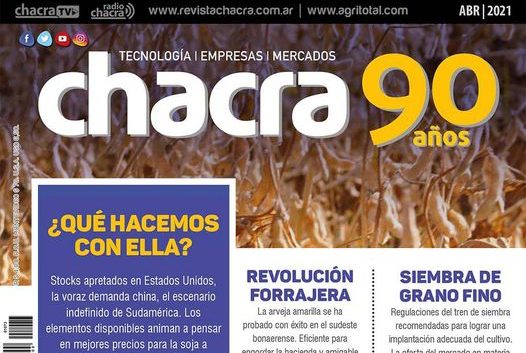 PONETE AL DÍA CON LA REVISTA CHACRA DE ABRIL!