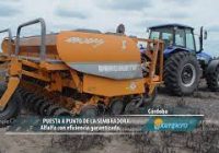 Puesta a punto de la sembradora