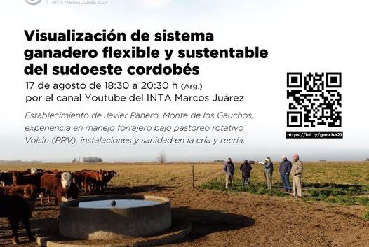 Visualización de sistema ganadero flexile y sustentable del sudoeste cordobés