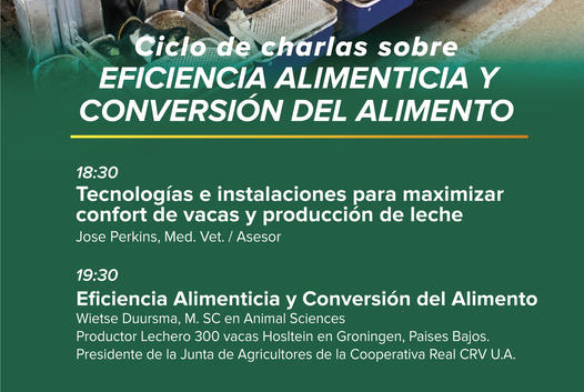 Charlas sobre eficiencia alimenticia y conversion del alimento
