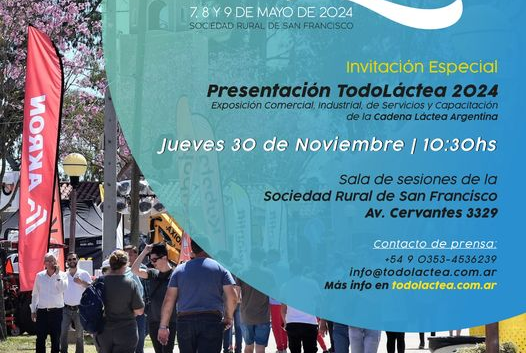 Habilitamos las redes sociales de Expo TodoLáctea   y tenemos novedades para compartir