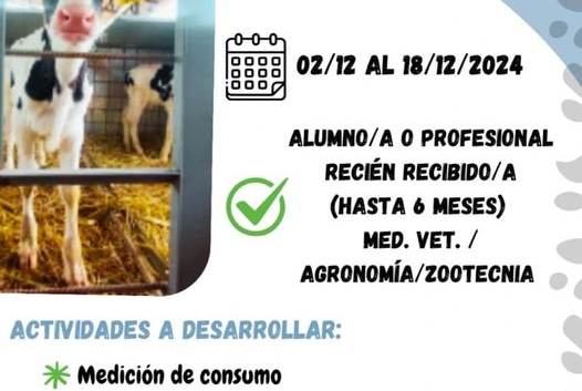¿RECIÉN TE RECIBISTE? El INTA Rafaela te espera!