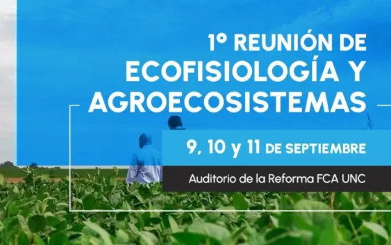 En septiembre llega la 1.ª Reunión Nacional de Ecofisiología y Agroecosistemas