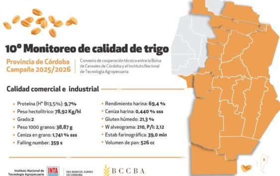 10° Monitoreo de calidad de trigo