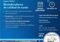 CURSO SOBRE BIOINDICADORES DE CALIDAD DE SUELO