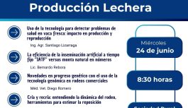 Villa María convoca a la Tercera Jornada de Optimización Integral de la Producción Lechera: salud, genómica y bienestar animal en debate Villa María convoca a la Tercera Jornada de Optimización Integral de la Producción Lechera: salud, genómica y bienestar animal en debate
